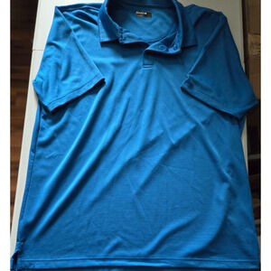 Bolle Mens Golf Polo Shirt Size XL Tech Quick Dry Stretch‎ Blue Performance